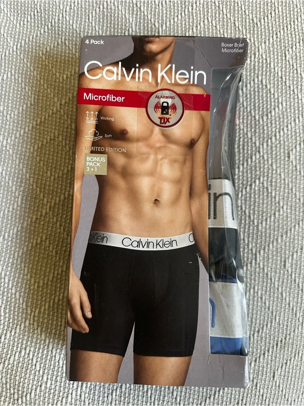 Calvin Klein Men's Microfiber Boxer Briefs - Black 2 pcs